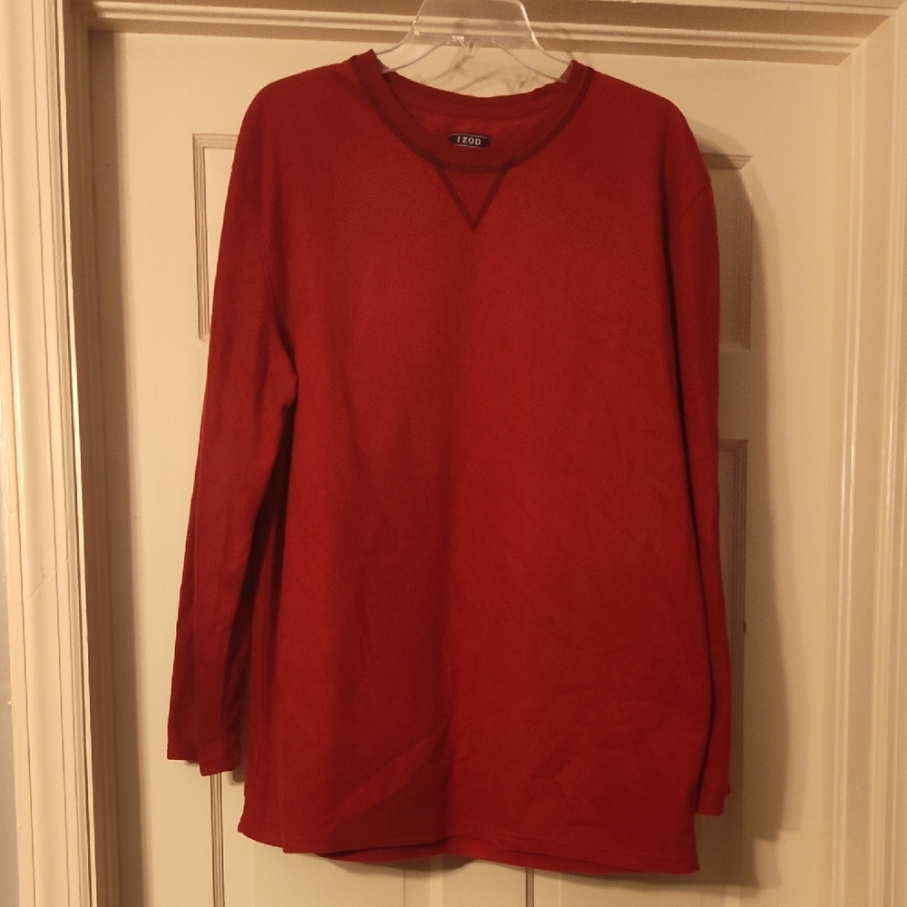 Izod Vibrant Red Long Sleeve Shirt